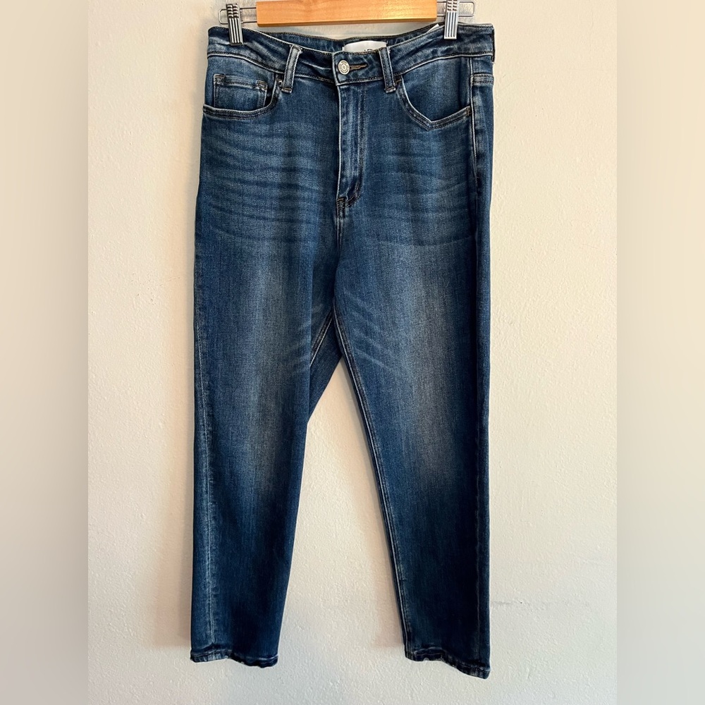 Vervet By Flying Monkey High Rise Stretch Mom Jeans Size 28 VT1190